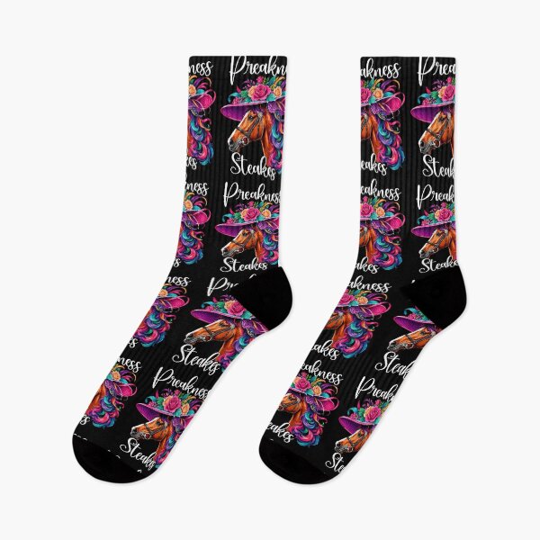 Item preview, Preakness Steakes Floral Horse Racing Fancy Hat designed and sold by FreshVibe Prints.