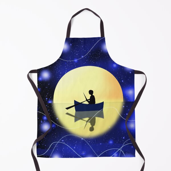 Item preview, Moonlit Boat Journey  designed and sold by Andrew  Hitchen.