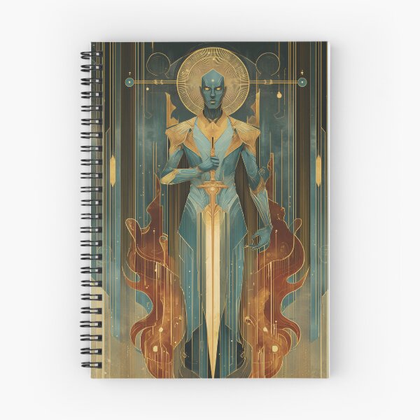 Item preview, Surtr Fire Giant Art Deco Portrait designed and sold by NordicDreams.