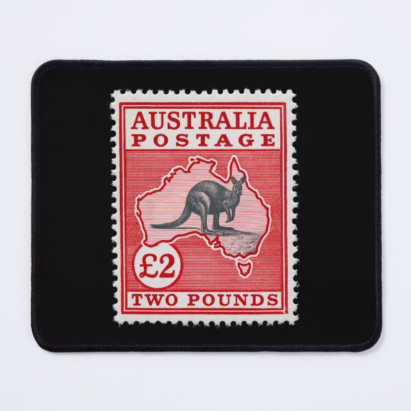 Item preview, Australia - Stamp Illustration designed and sold by GoodOldVintage.