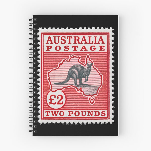 Item preview, Australia - Stamp Illustration designed and sold by GoodOldVintage.
