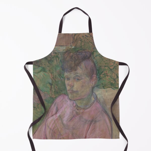 Item preview, Woman in the Garden of Monsieur Forest by Henri de Toulouse-Lautrec Vintage Post-Impressionist Portrait Wall Art Print designed and sold by artofuniverse.