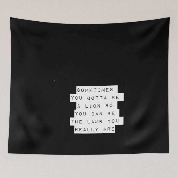 Item preview, Dave Chappelle Minimal Quote Silhouette Portrait Design designed and sold by LandynBrylee.