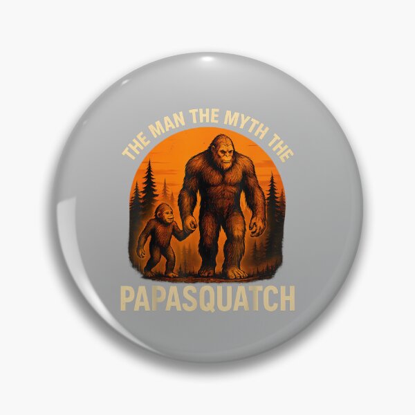 Item preview, Papa Squatch The Man The Myth The Legend Bigfoot Fathers Day designed and sold by ArleneRowe.