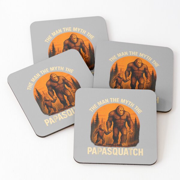 Item preview, Papa Squatch The Man The Myth The Legend Bigfoot Fathers Day designed and sold by ArleneRowe.