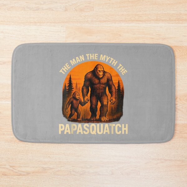 Item preview, Papa Squatch The Man The Myth The Legend Bigfoot Fathers Day designed and sold by ArleneRowe.