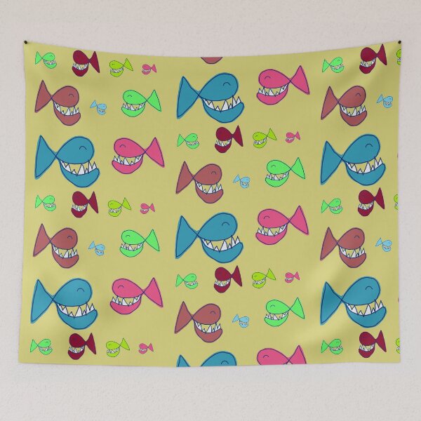 Item preview, SMILING FISH - HERD OF SMILING FISH designed and sold by NYWA-ART.