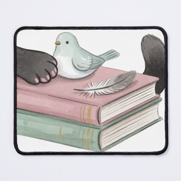 Item preview, A Little Bird Told Me — Porcelain Bird Cat Mystery Tee designed and sold by kosimazaki.