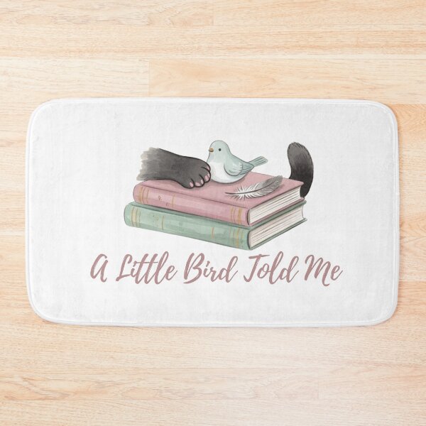 Item preview, A Little Bird Told Me — Porcelain Bird Cat Mystery Tee designed and sold by kosimazaki.