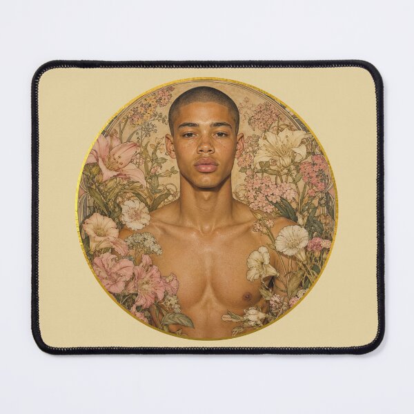 Item preview, Boy and flowers. designed and sold by moths-minor.