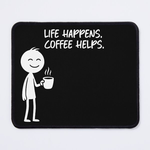 Item preview, Life happens. Coffee helps. designed and sold by Fabrikola.