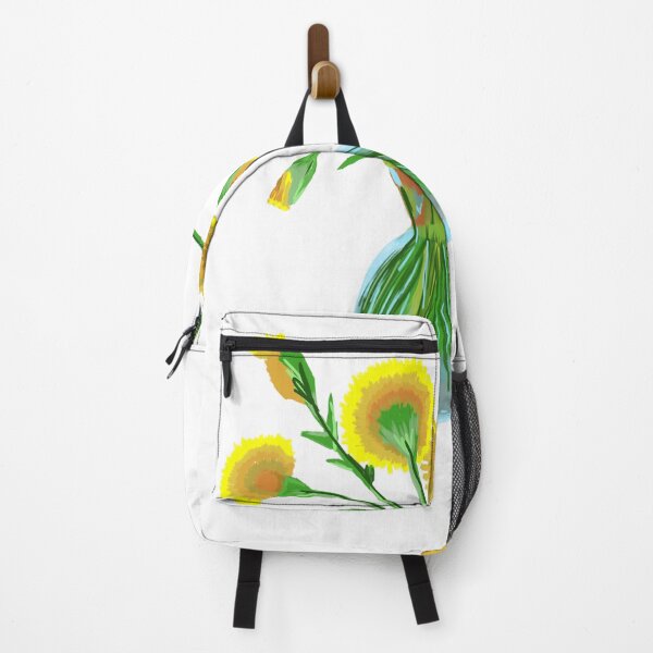Item preview, Yellow Dandelions in Glass Vase Painting designed and sold by Kazewalk.