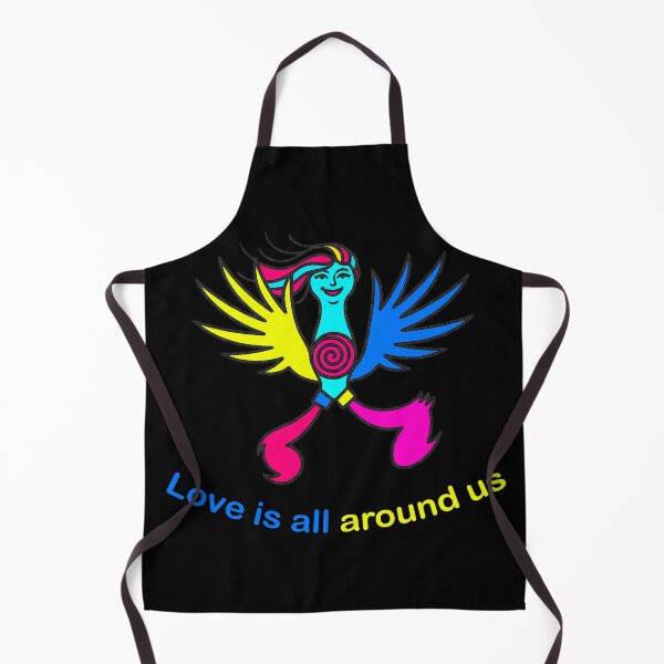 Item preview, Love Is All Around Us – Vibrant Surreal Spirit designed and sold by UkrainianSpain.