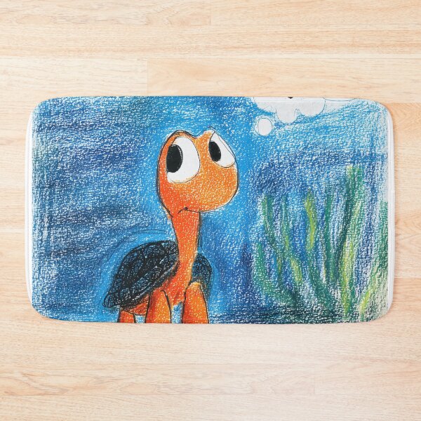 Item preview, Curious Cartoon Turtle Underwater designed and sold by lautir.