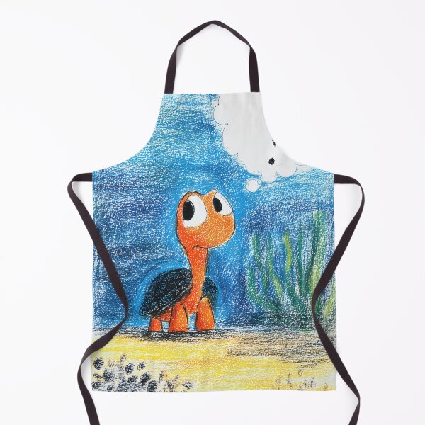 Item preview, Curious Cartoon Turtle Underwater designed and sold by lautir.