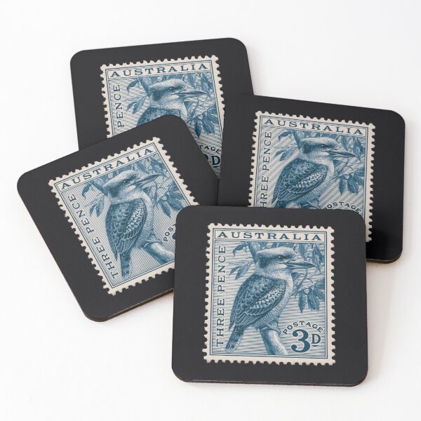 Item preview, Australia - Stamp Illustration designed and sold by GoodOldVintage.
