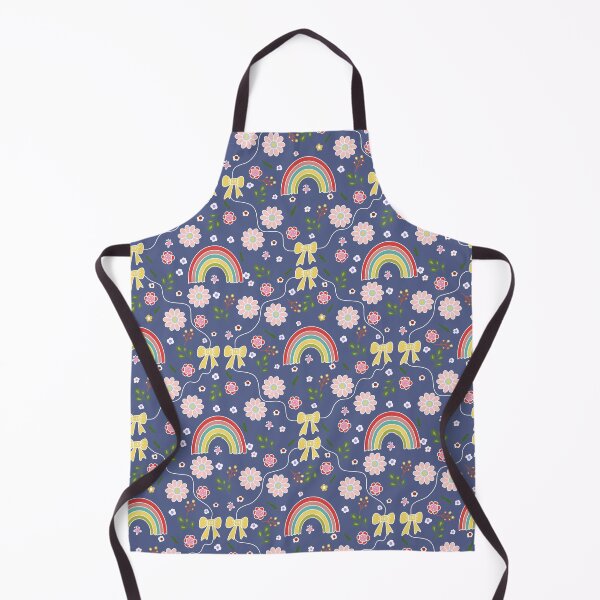 Item preview, Cute rainbow in blue seamless pattern designed and sold by Min659.