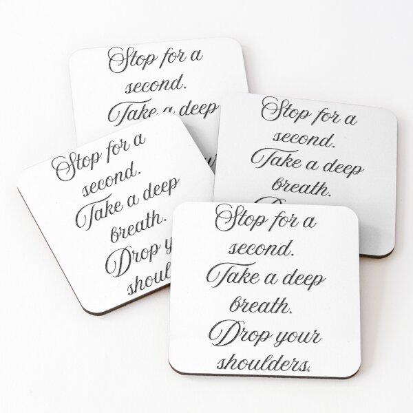 Item preview, Take a Deep Breath Quote designed and sold by andreavlad.