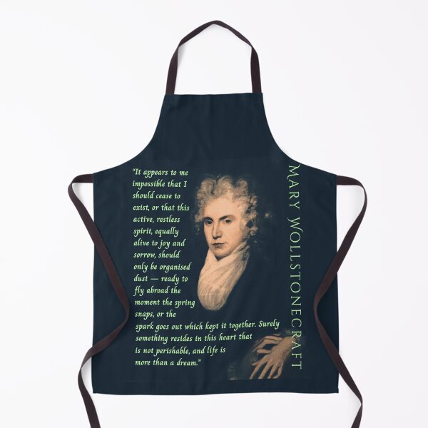 Item preview, Mary Wollstonecraft quote: It appears to me impossible that I should cease to exist, or that this active, restless spirit, equally alive to joy and sorrow, designed and sold by artbleed.