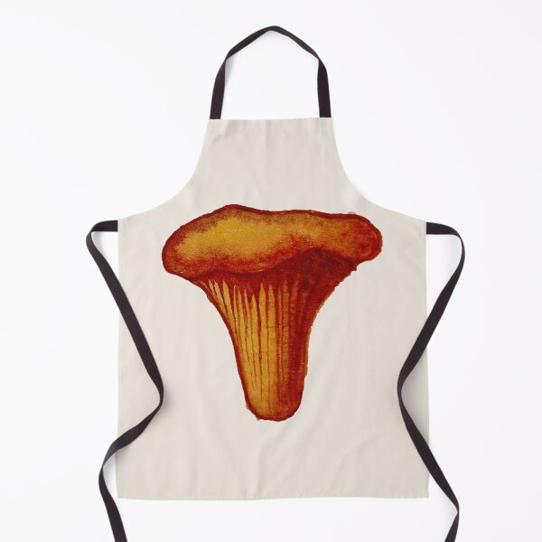 Item preview, Chanterelle mushroom - hand-painted with watercolor. designed and sold by Greitas.