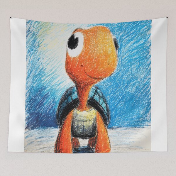 Item preview, Friendly Cartoon Turtle designed and sold by lautir.
