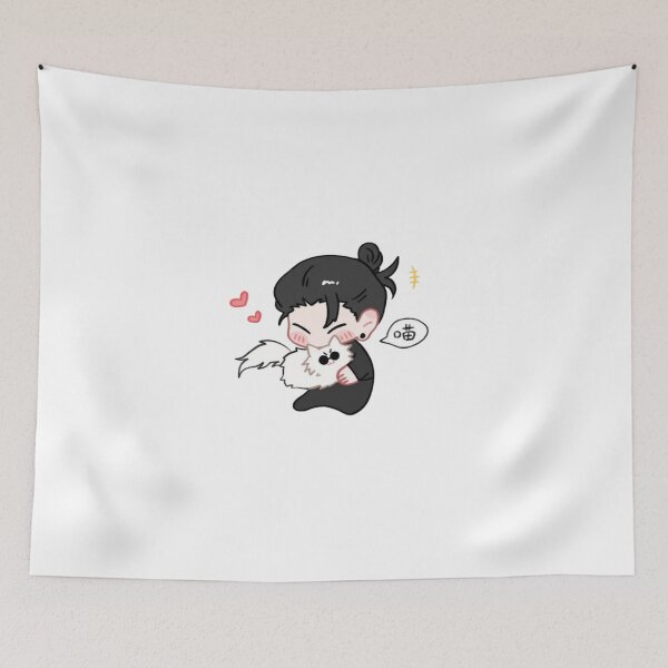 Item preview, Geto Suguru and White Cat Cuddle designed and sold by LesageSecond.