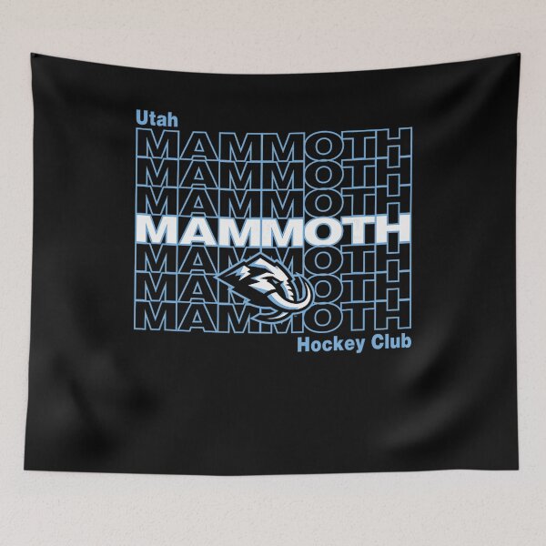 Item preview, Utah Mammoth Hockey Club Typography Retro Sports Design designed and sold by LandynBrylee.