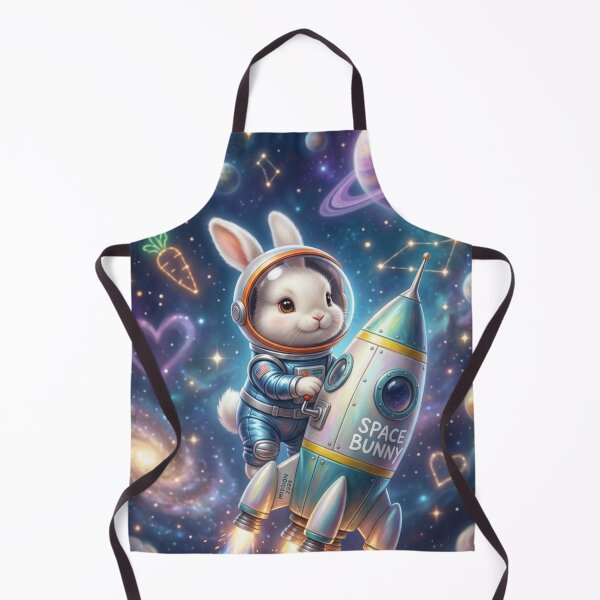 Item preview, Cute Space Bunny Astronaut Launching into the Galaxy designed and sold by lovelistivkaa.