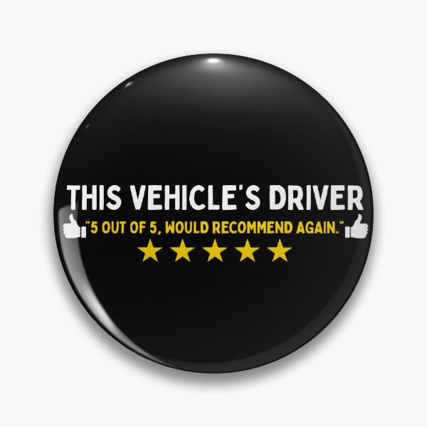 Item preview, Funny Driver's Recommendation Rating designed and sold by CDPrintsDesigns.