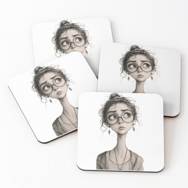 Item preview, The Dreamer in Glasses designed and sold by LevelUpReads.