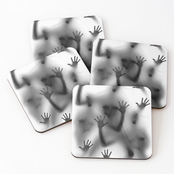 Item preview, Ghostly Shadows - Trapped Horror Aesthetic Silhouette designed and sold by Silence has weight.