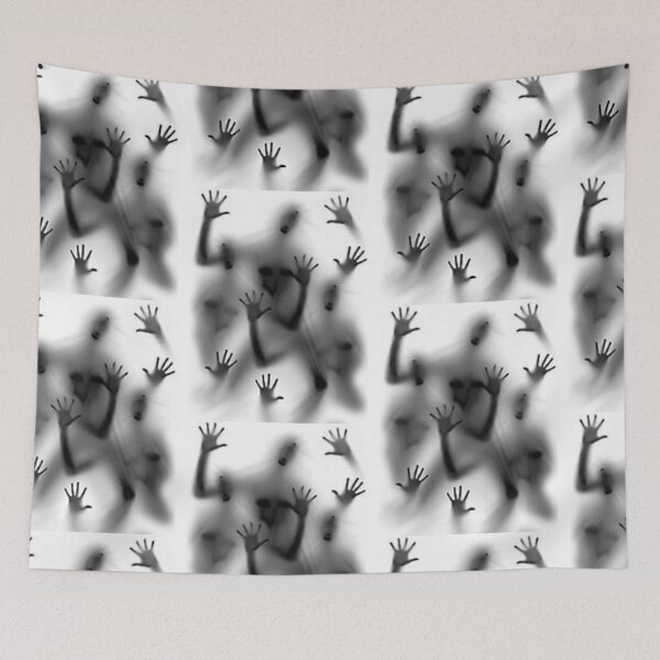 Item preview, Ghostly Shadows - Trapped Horror Aesthetic Silhouette designed and sold by Silence has weight.
