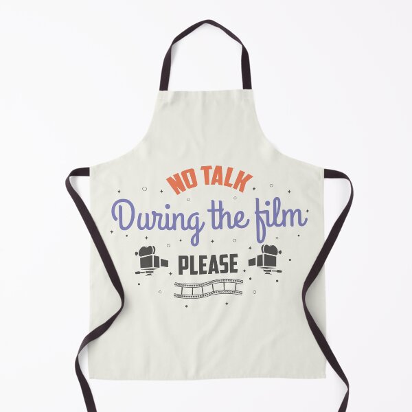 Aperçu de l'œuvre Slogan pour cinéphiles (pas de dialogue pendant le film) [Version blanche] créée et vendue par beboplab.