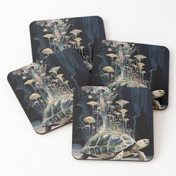 Item preview, Turtle with Mushroom Garden designed and sold by lautir.