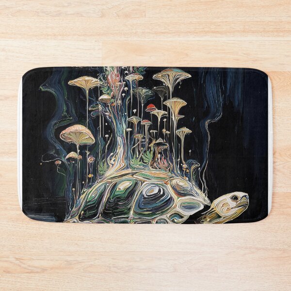 Item preview, Turtle with Mushroom Garden designed and sold by lautir.