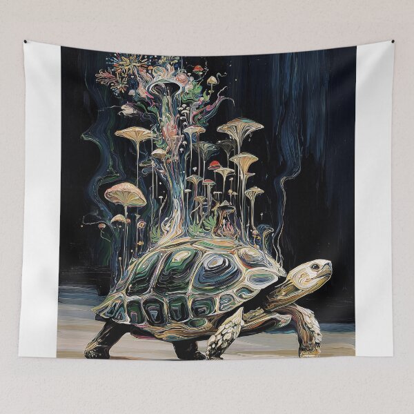 Item preview, Turtle with Mushroom Garden designed and sold by lautir.