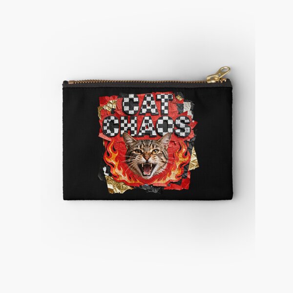 Item preview, Cat Chaos Punk Grunge Collage designed and sold by AwesomeBeyondLimits.