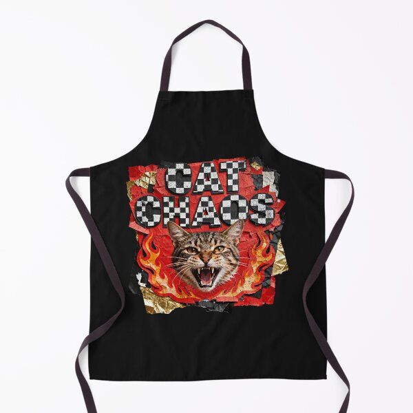 Item preview, Cat Chaos Punk Grunge Collage designed and sold by AwesomeBeyondLimits.