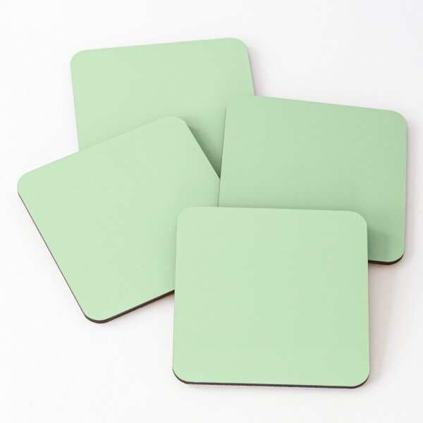 Item preview, Mint Cocktail Green Solid Color designed and sold by Jeallan Designs.