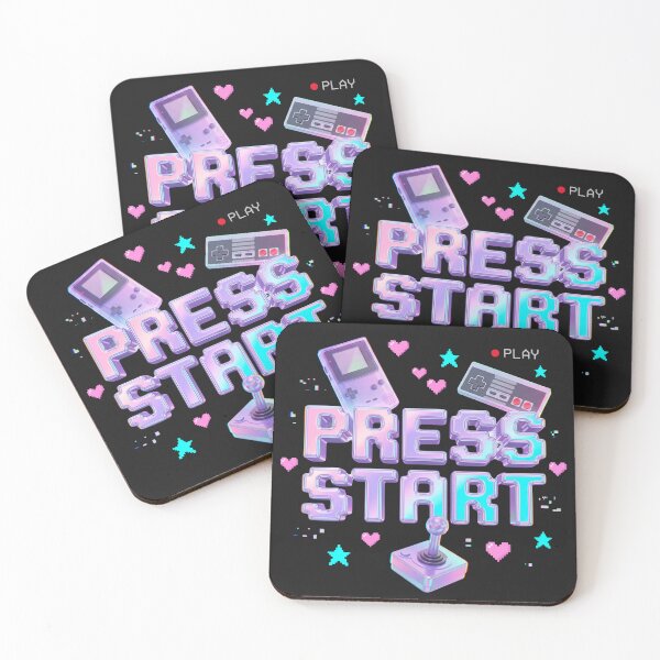 Item preview, Press Start Y2K Retro Gaming Arcade Chrome 90s Gamer Nostalgia Tee designed and sold by afarkar.