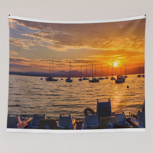 Item preview, Bardolino Sunset over Lake Garda designed and sold by Violaman.