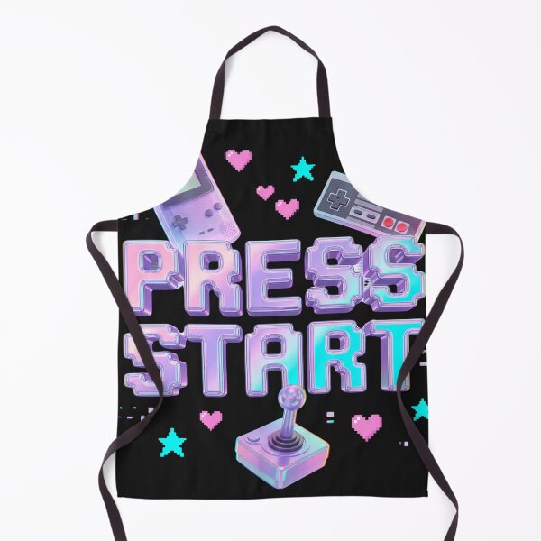 Item preview, Press Start Y2K Retro Gaming Arcade Chrome 90s Gamer Nostalgia Tee designed and sold by afarkar.