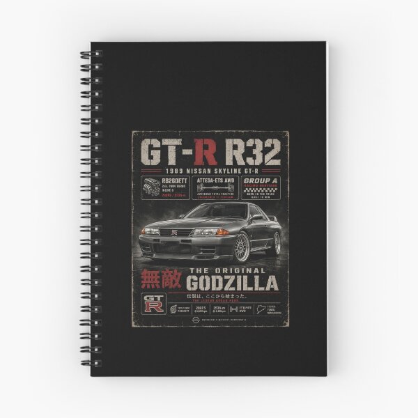 Item preview, 1989 Nissan Skyline GT-R R32 RB26DETT Original JDM Vintage Art designed and sold by TheArtOfCar.