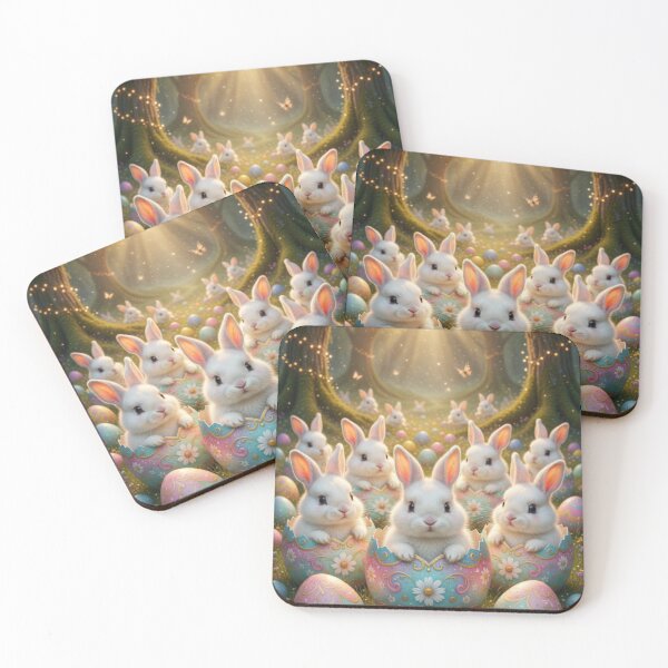 Item preview, Magical Easter Bunnies in Decorated Eggs - Whimsical Forest Celebration designed and sold by lovelistivkaa.