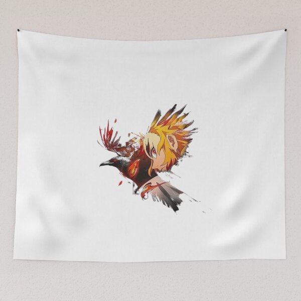 Item preview, Flame Hashira Burning Crow Warrior designed and sold by Mr-MC-kitty.