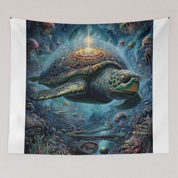 Item preview, Majestic Cosmic Turtle Odyssey designed and sold by lautir.