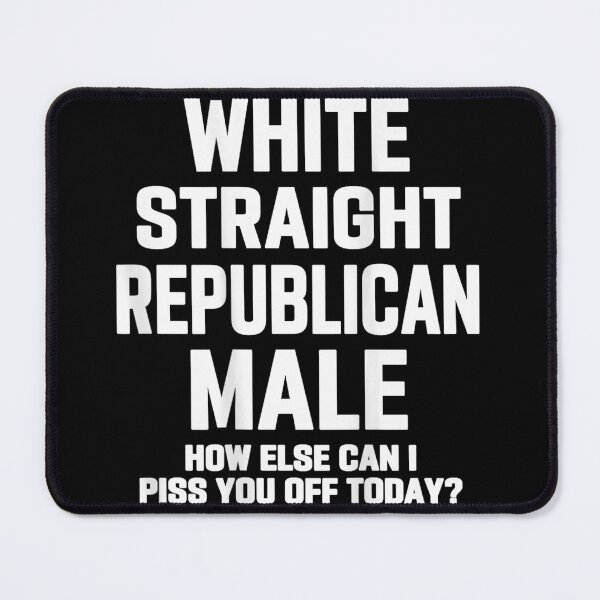 Item preview, White Straight Republican Male Funny Sarcastic Political Statement For Conservative Men designed and sold by Capisedo.