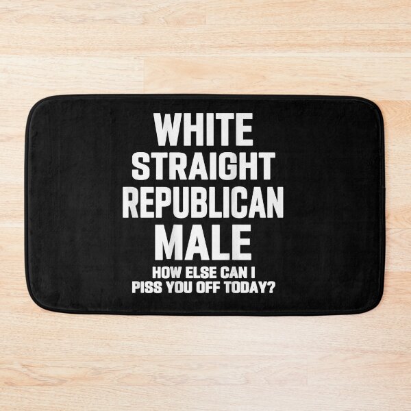Item preview, White Straight Republican Male Funny Sarcastic Political Statement For Conservative Men designed and sold by Capisedo.