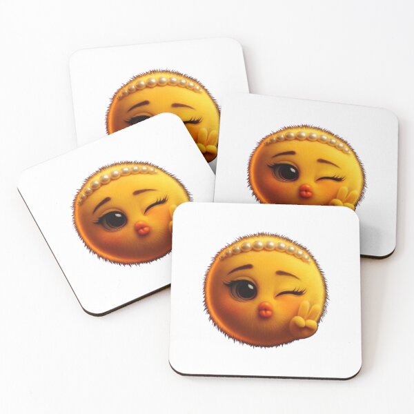 Item preview, Cute Wink Chick Emoji Sticker | Kawaii Yellow Chick Peace Sign PNG designed and sold by ashwin131.