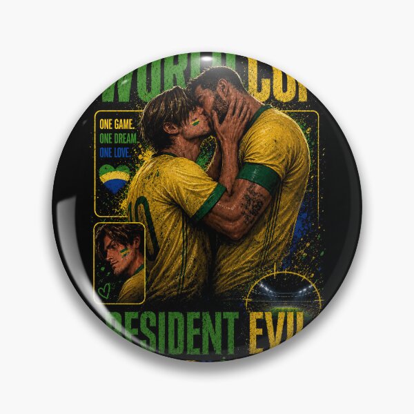 Item preview, World Cup - Leon Kennedy Vs Chris Redfield designed and sold by Green Sama.